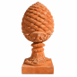 Preview: Pomme de pin en terrecuite - hauteur 53cm